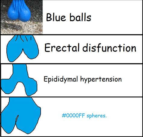 do balls actually turn blue|&Blue Balls: Understanding Epididymal Hypertension.